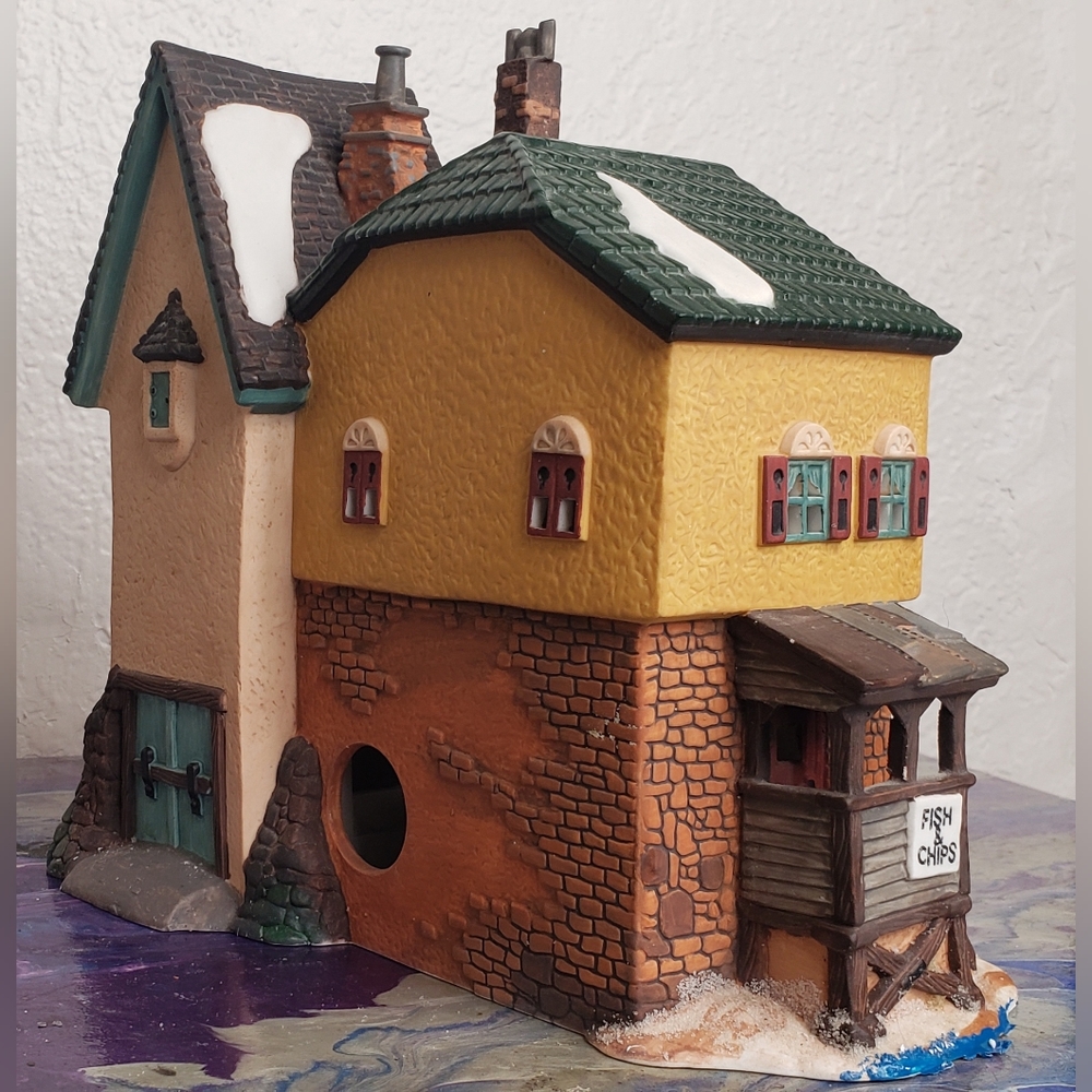 Dept 56 Heritage Dickens Village THE GRAPES INN 5th Ed. 1996 in Orig Styrofoam - Picture 2 of 13